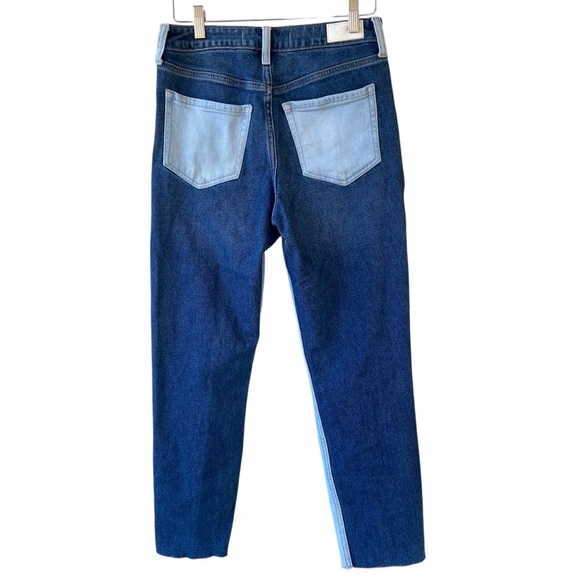 Hollister Ultra High-Rise Mom Jeans in two toned color - Picture 2 of 4